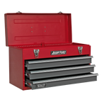 Tool Chest 3 Drawer - Red/Grey AP9243BB