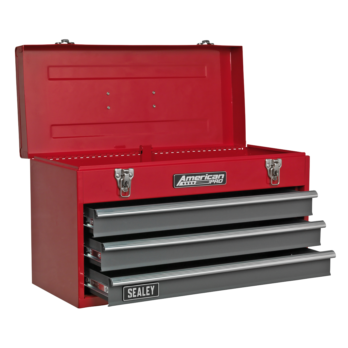 Tool Chest 3 Drawer - Red/Grey AP9243BB