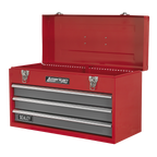Tool Chest 3 Drawer - Red/Grey AP9243BB
