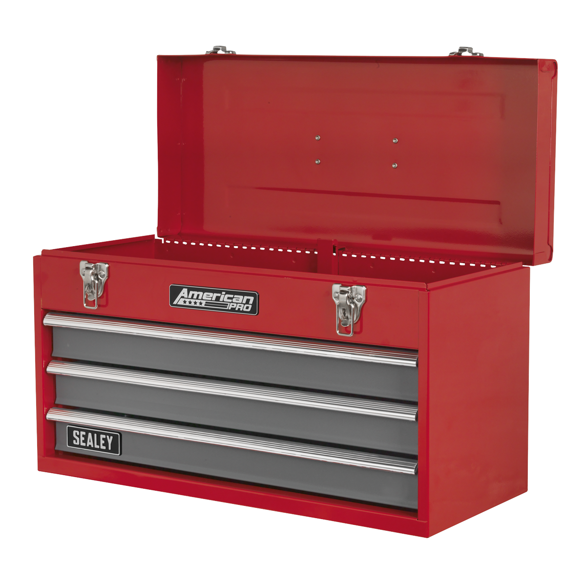 Tool Chest 3 Drawer - Red/Grey AP9243BB