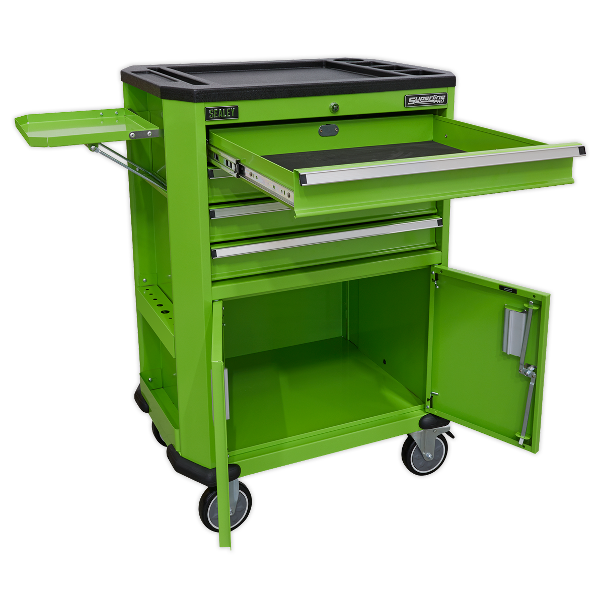 Tool Trolley with 4 Drawers & 2 Door Cupboard AP980MTHV