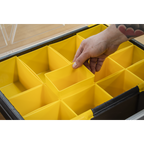 Parts Storage Case with 12 Removable Compartments 490mm APAS12R