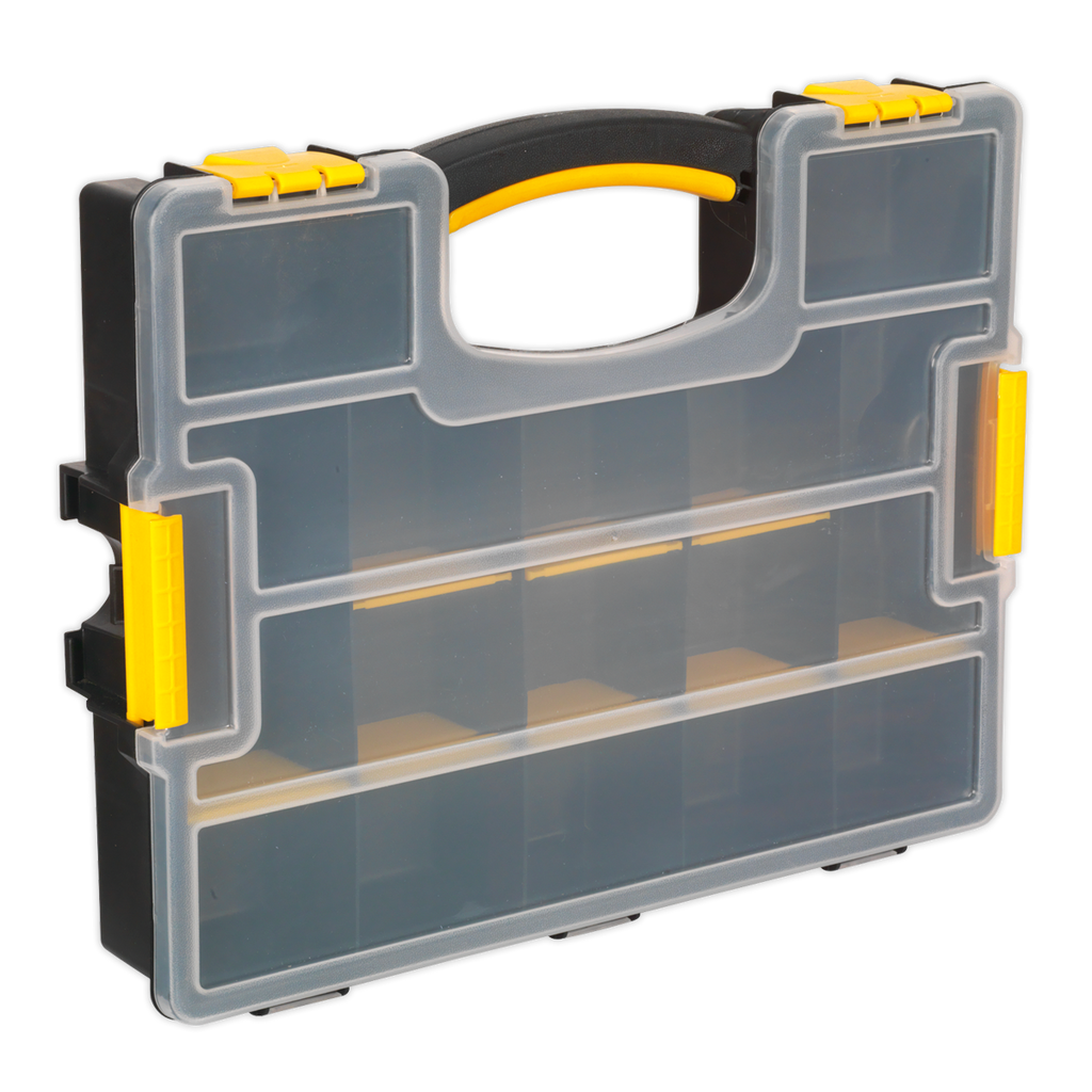 Stackable Parts Storage Case with Removable Compartments APAS15A