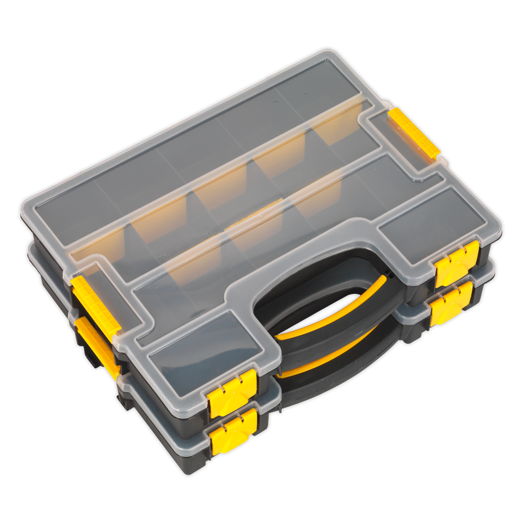 Stackable Parts Storage Case with Removable Compartments APAS15A