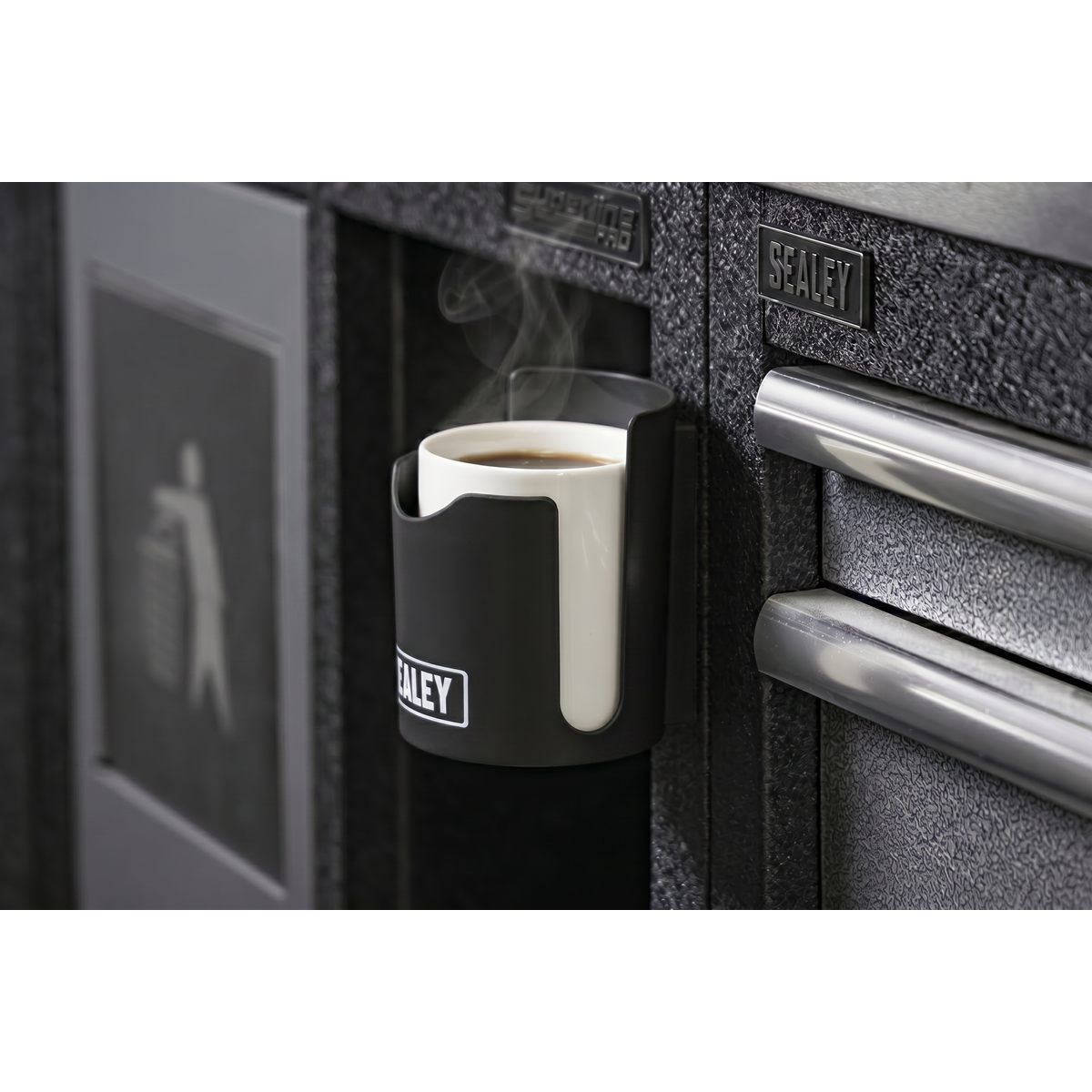 Magnetic Cup/Can Holder - Black APCHB