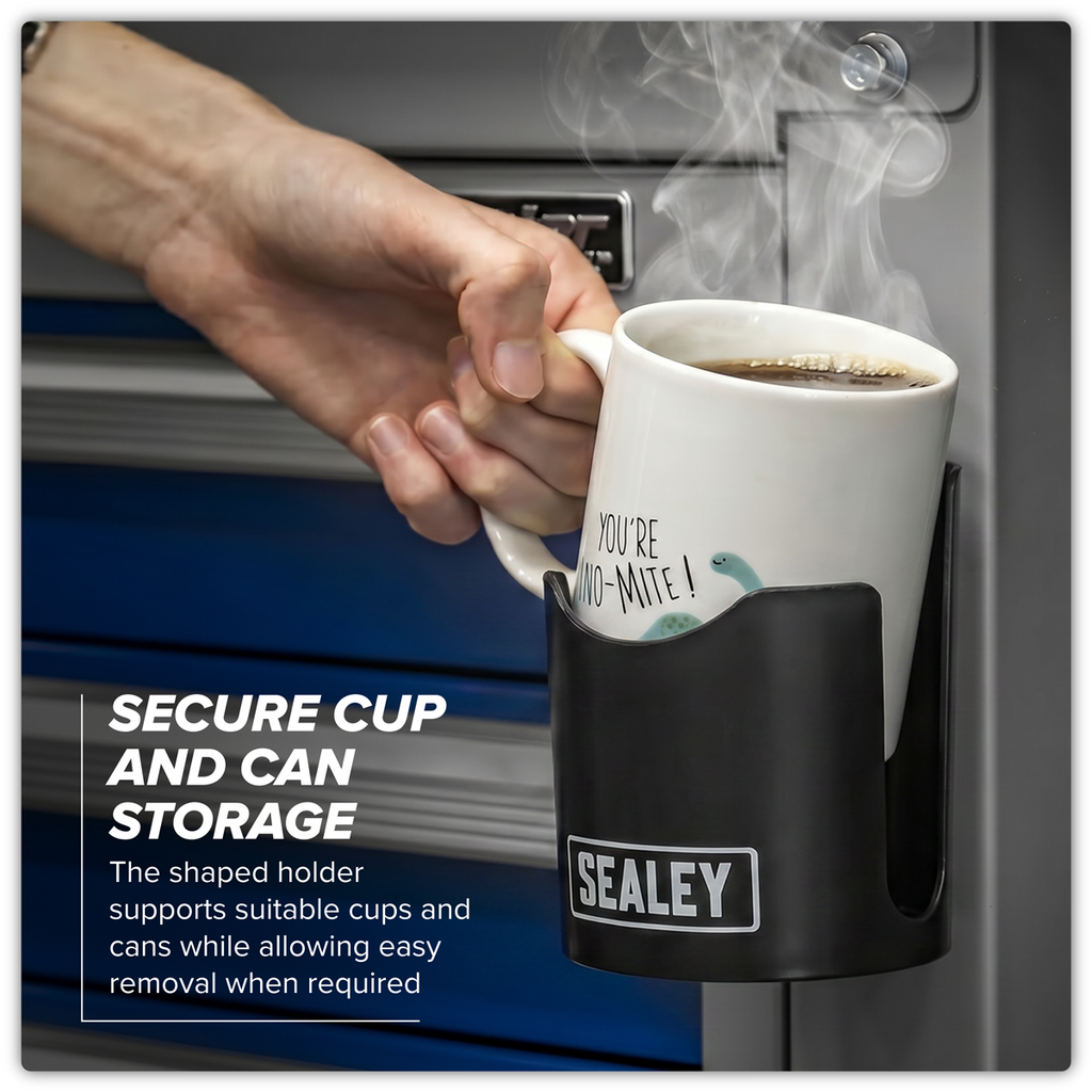 Magnetic Cup/Can Holder - Black APCHB