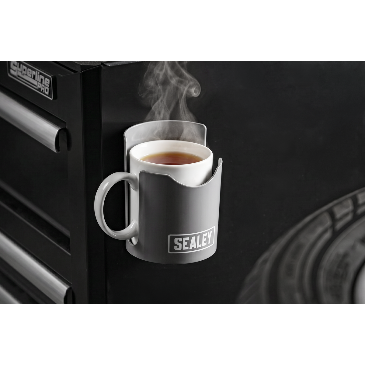 Magnetic Cup/Can Holder - Grey APCHG