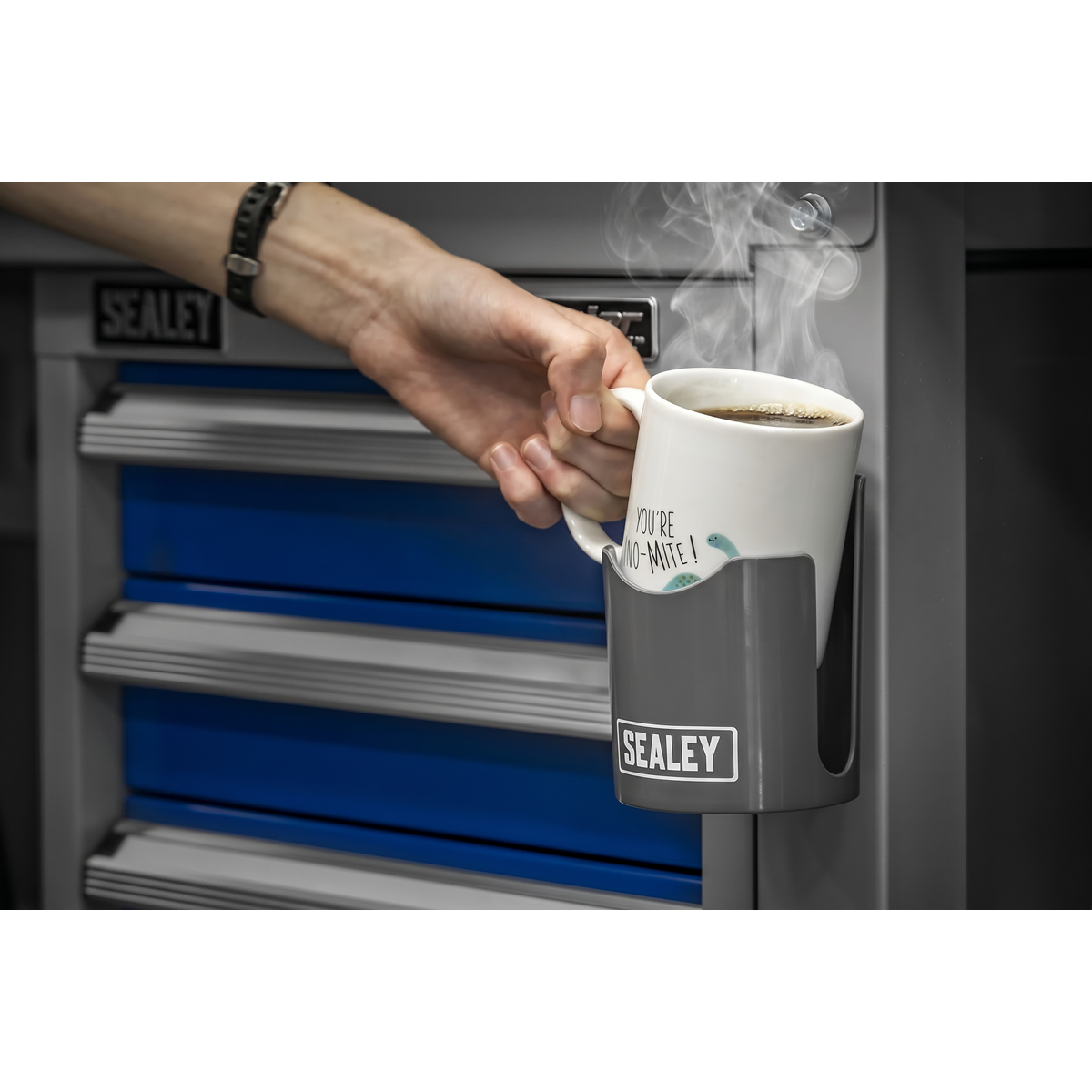 Magnetic Cup/Can Holder - Grey APCHG