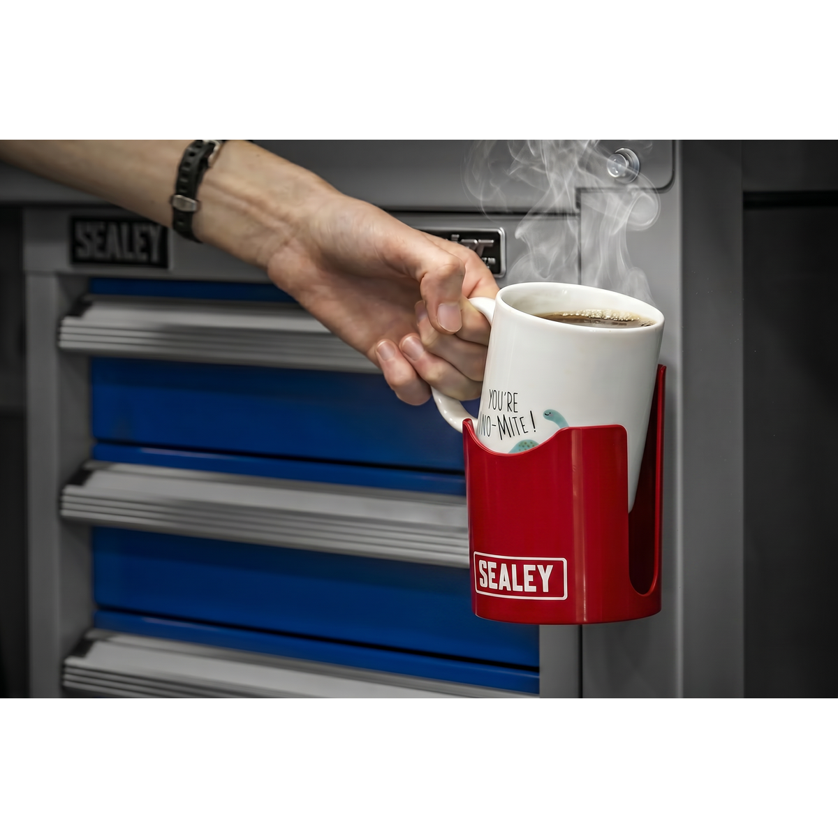 Magnetic Cup/Can Holder - Red APCH