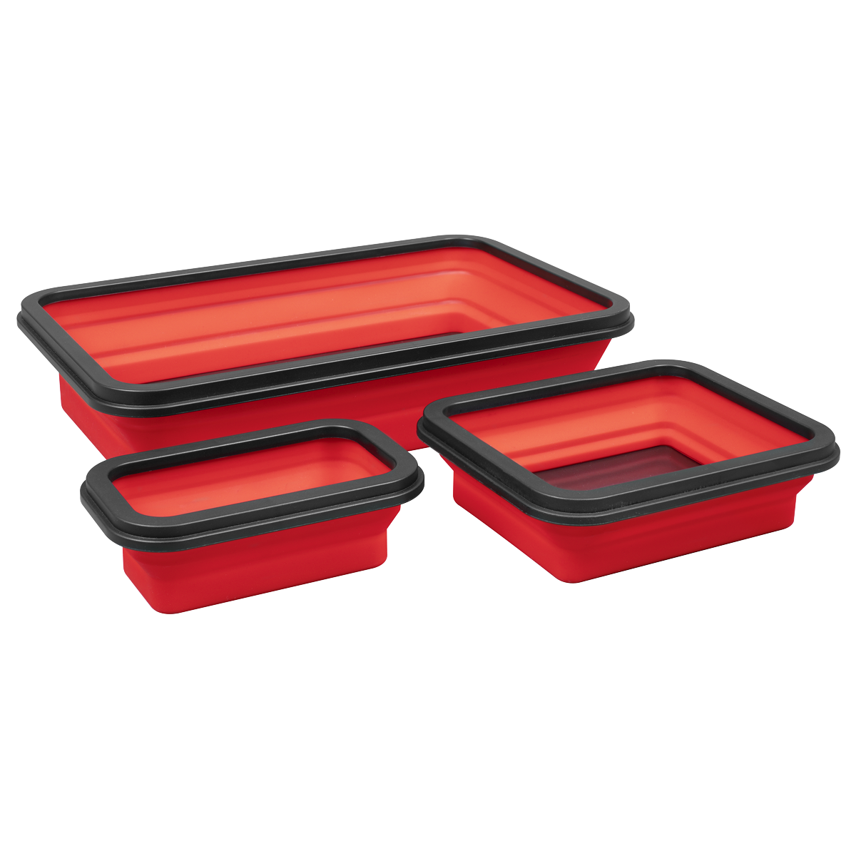 Collapsible Magnetic Parts Tray - Set of 3 APCMTS