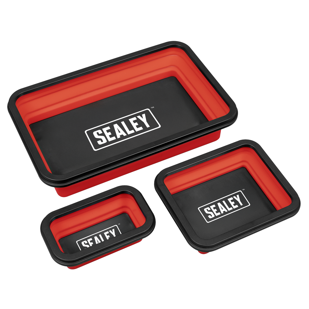 Collapsible Magnetic Parts Tray - Set of 3 APCMTS