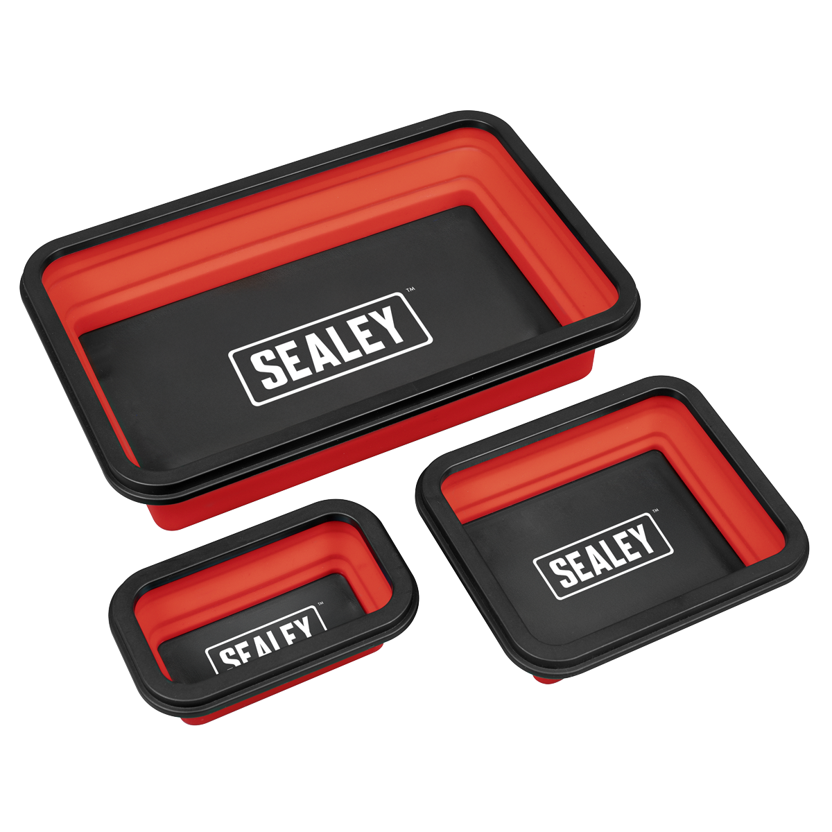 Collapsible Magnetic Parts Tray - Set of 3 APCMTS