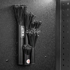 Large Magnetic Cable Tie Holder - Black APCTHBXL