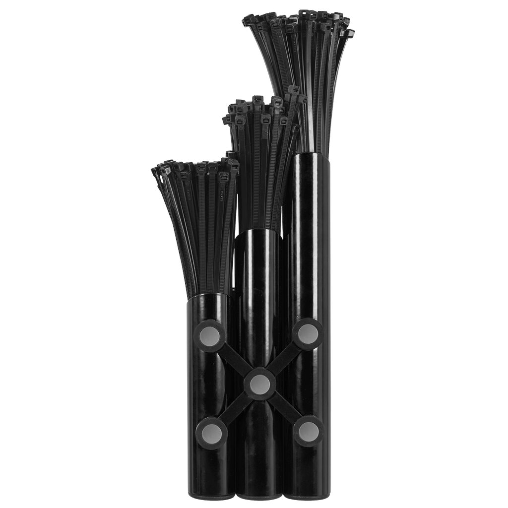 Large Magnetic Cable Tie Holder - Black APCTHBXL