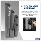 Large Magnetic Cable Tie Holder - Grey APCTHGXL