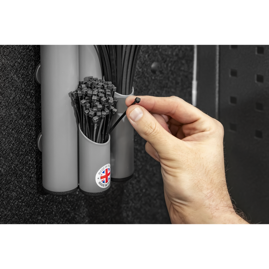 Large Magnetic Cable Tie Holder - Grey APCTHGXL