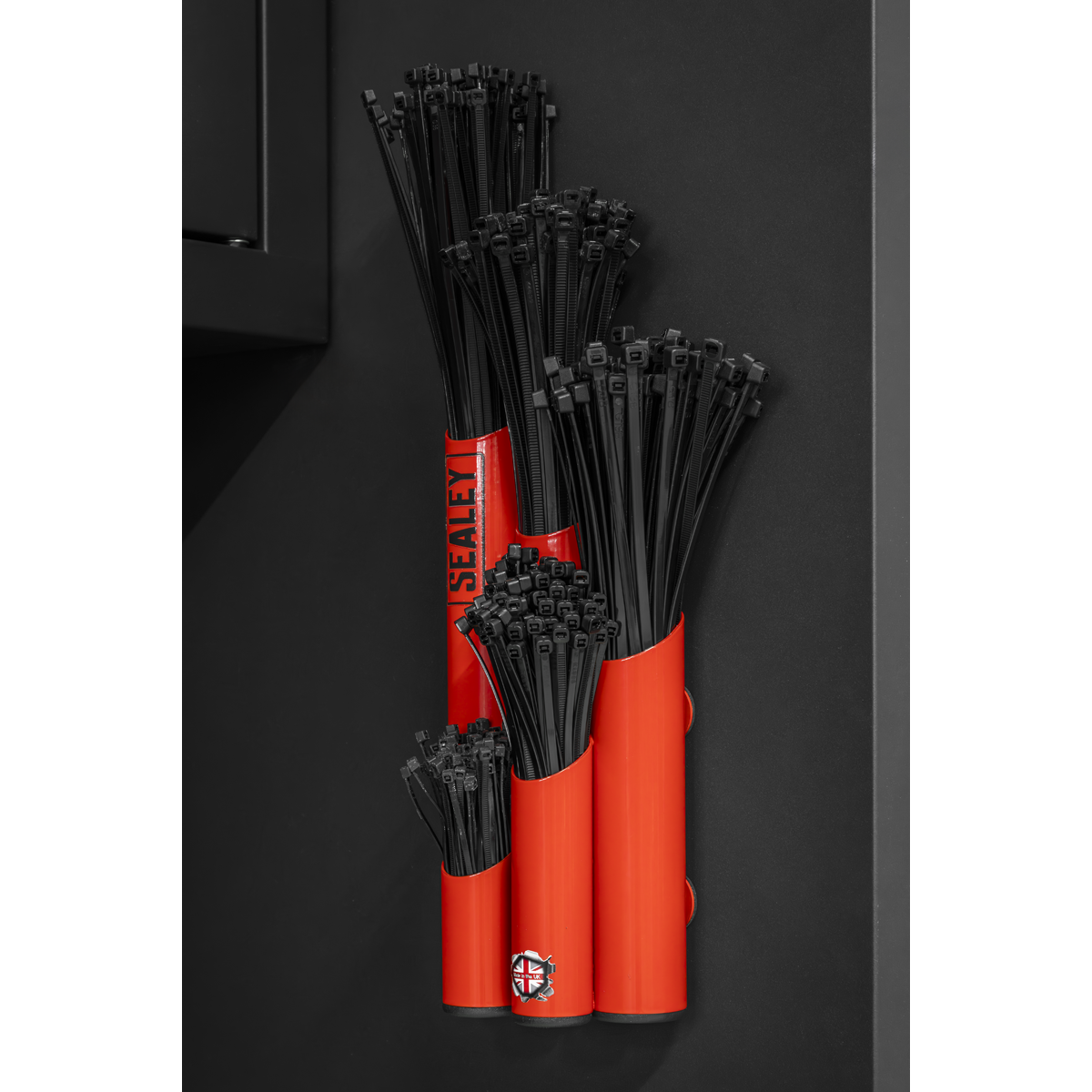 Large Magnetic Cable Tie Holder - Red APCTHRXL