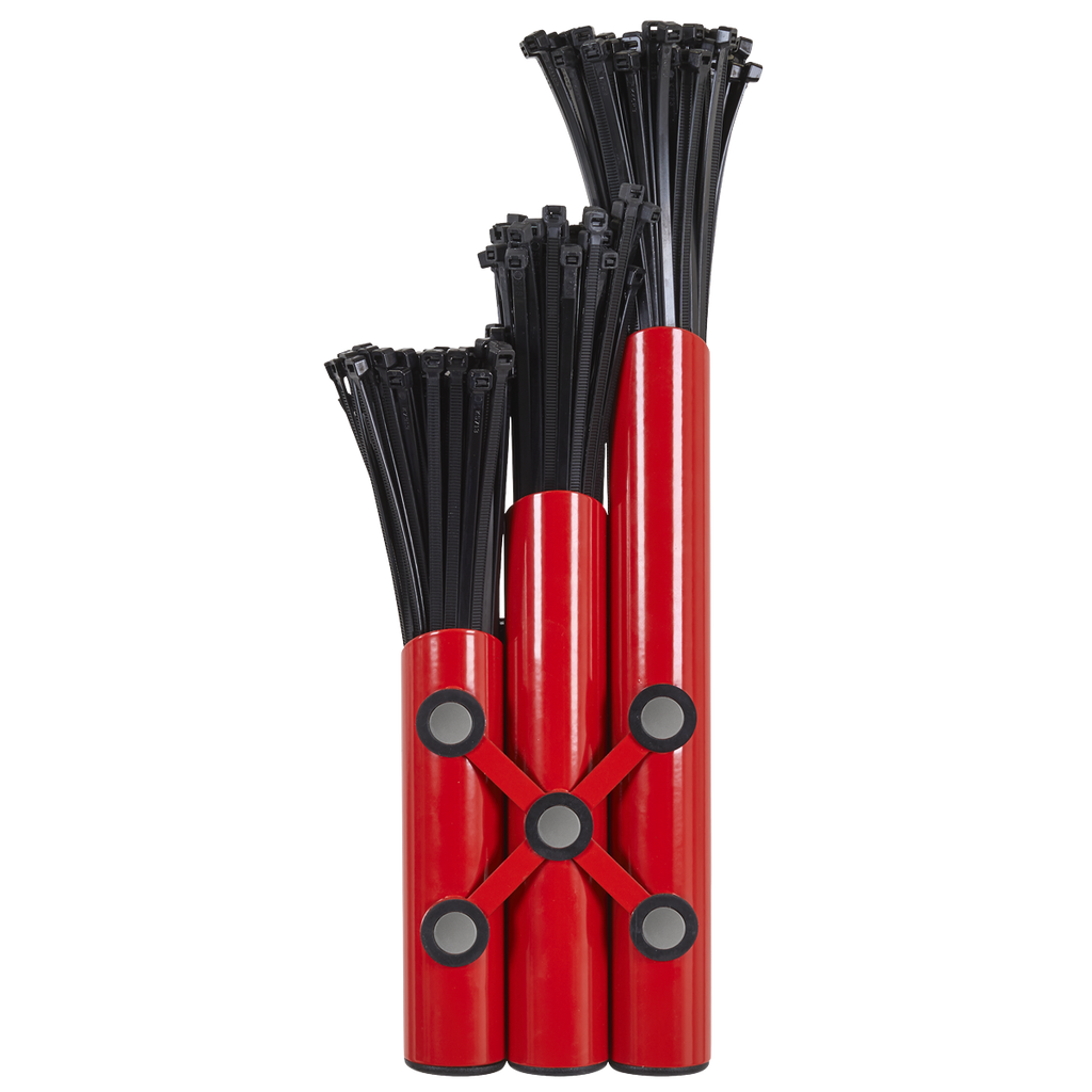 Large Magnetic Cable Tie Holder - Red APCTHRXL