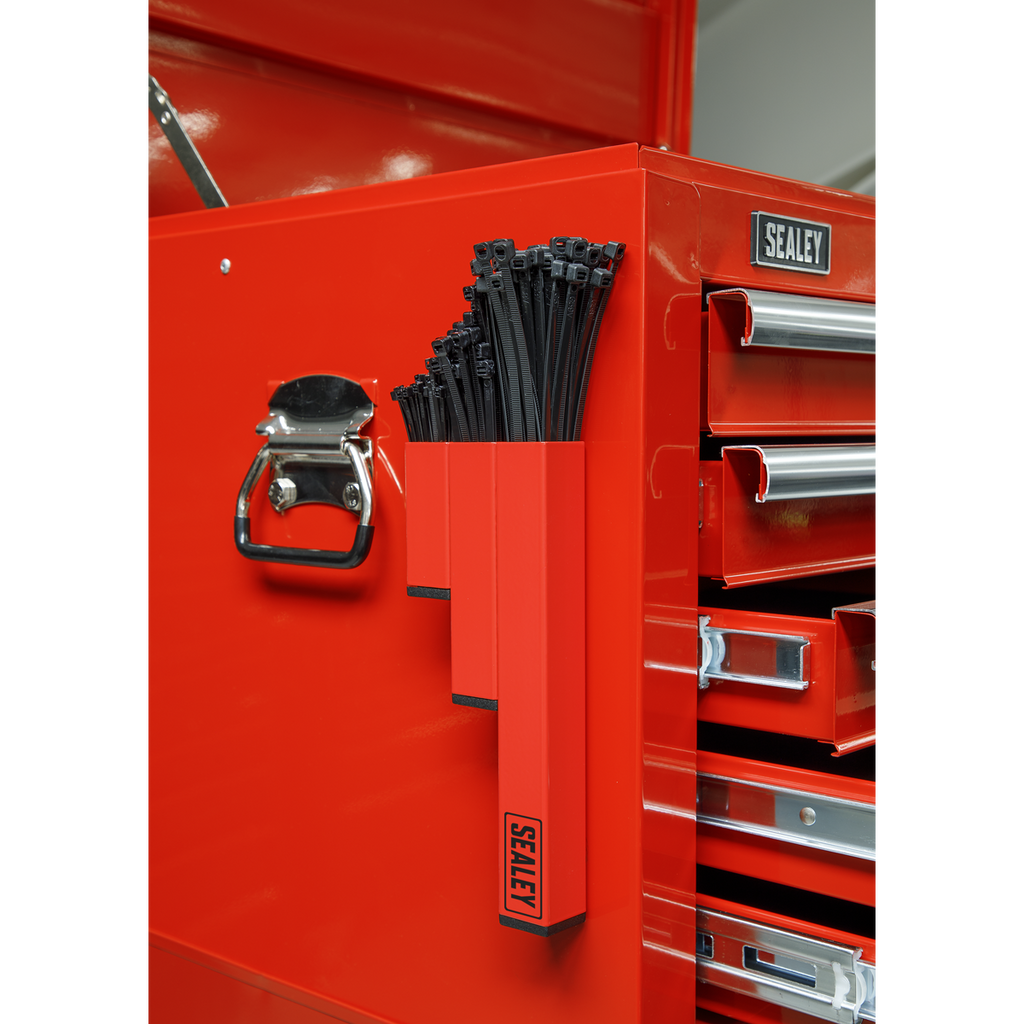 Magnetic Cable Tie Holder - Red APCTH