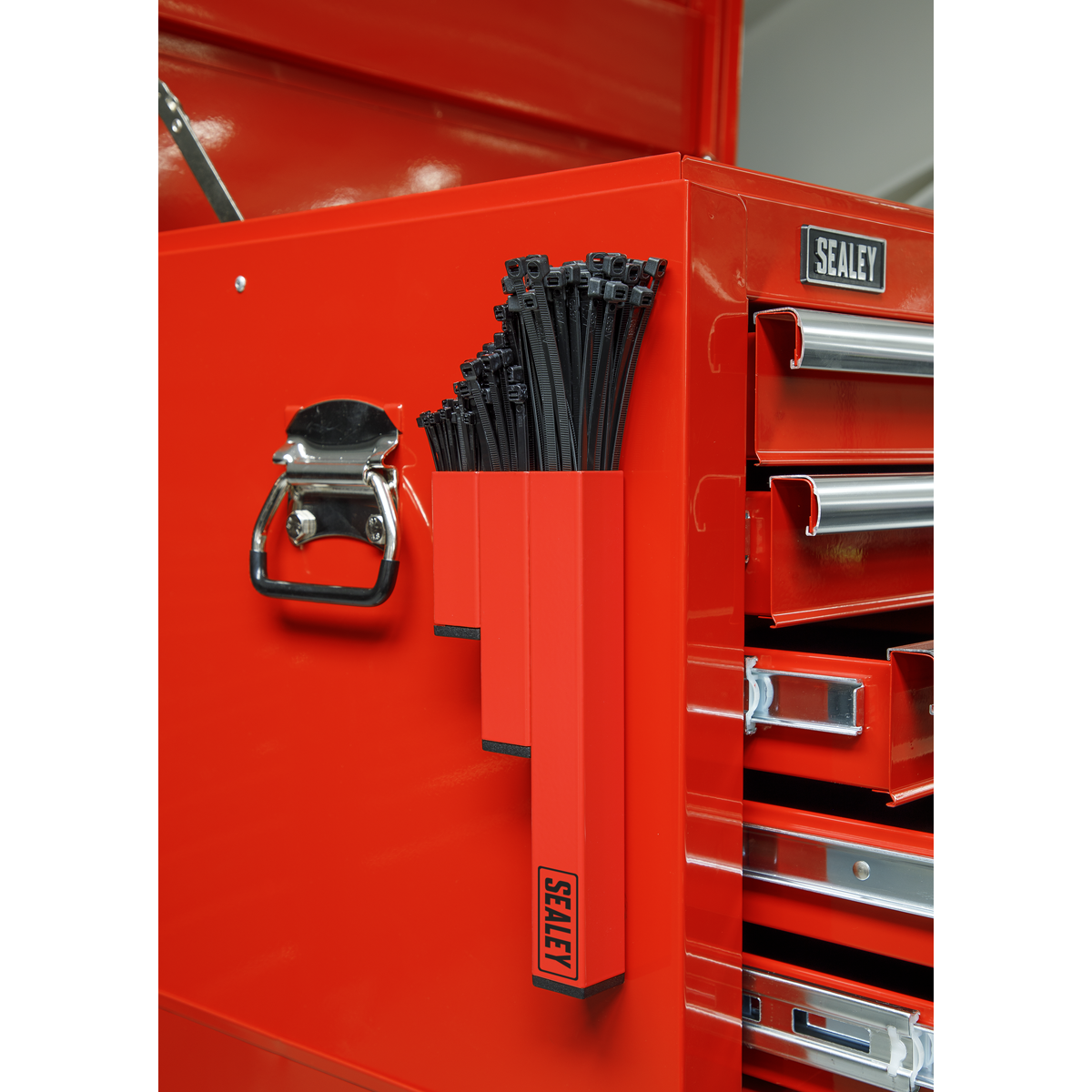 Magnetic Cable Tie Holder - Red APCTH