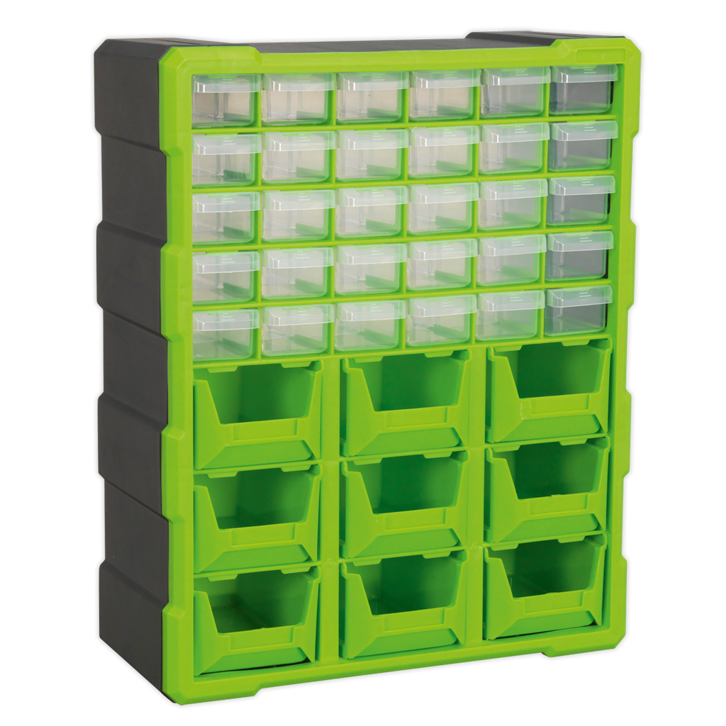 Cabinet Box 39 Drawer - Green/Black APDC39HV
