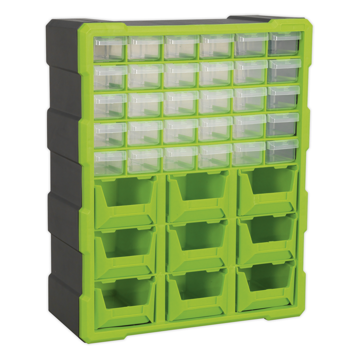 Cabinet Box 39 Drawer - Green/Black APDC39HV