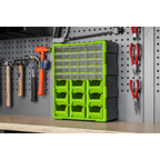 Cabinet Box 39 Drawer - Green/Black APDC39HV