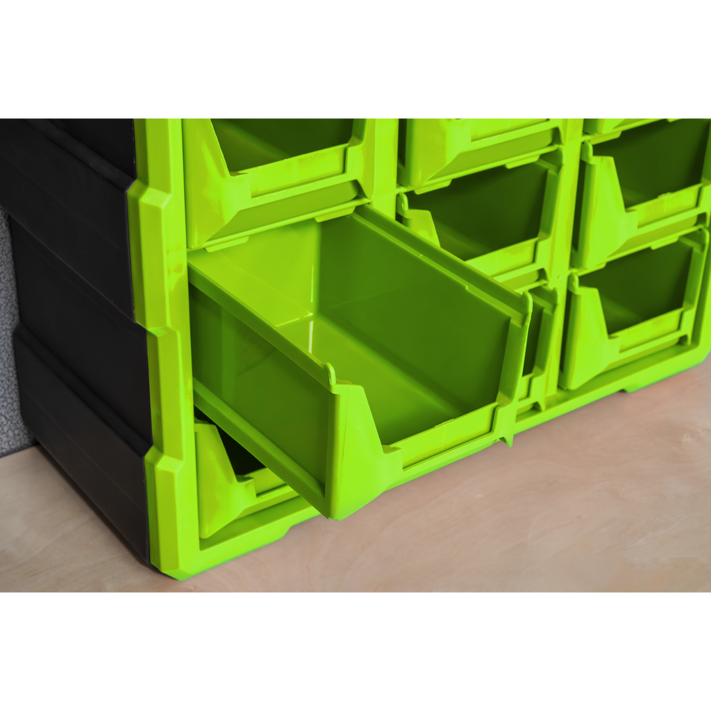 Cabinet Box 39 Drawer - Green/Black APDC39HV