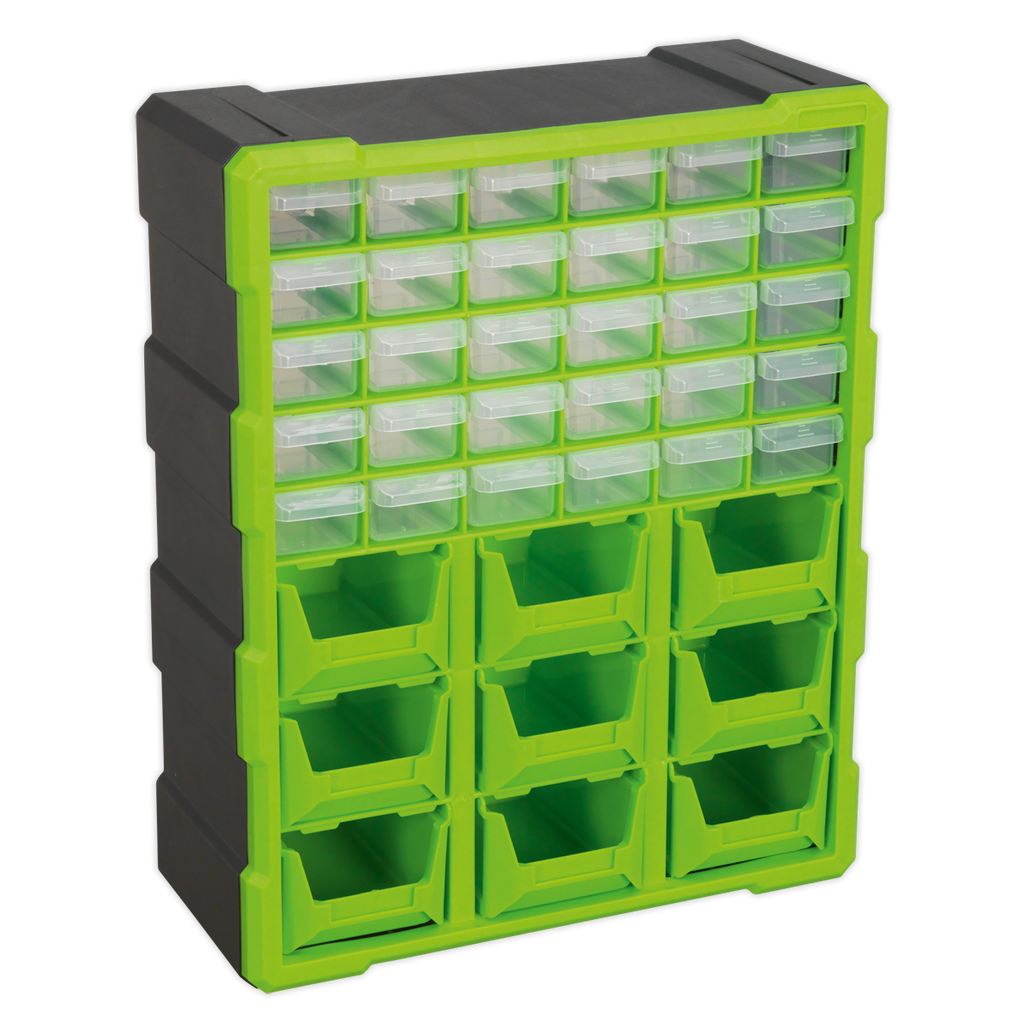 Cabinet Box 39 Drawer - Green/Black APDC39HV