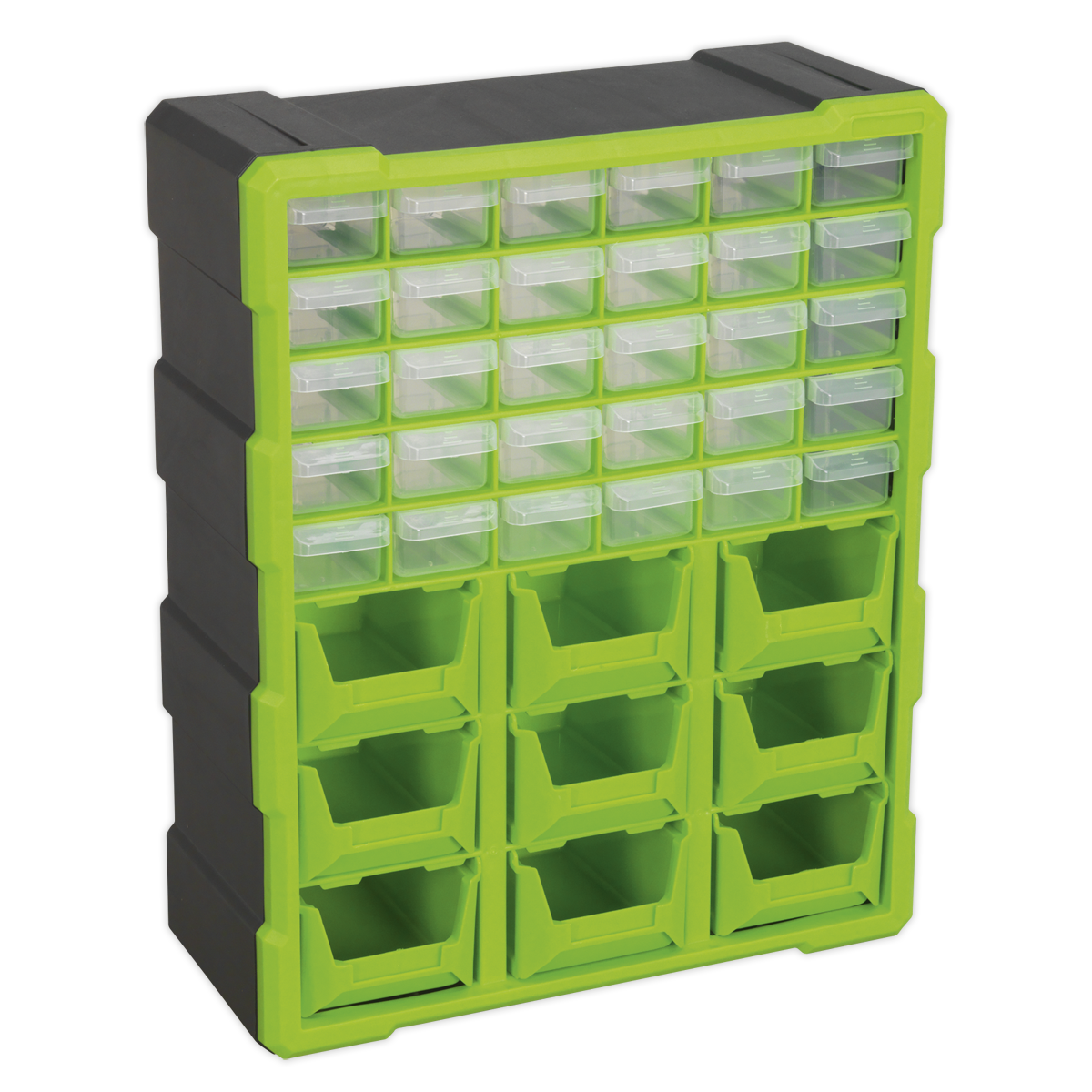 Cabinet Box 39 Drawer - Green/Black APDC39HV