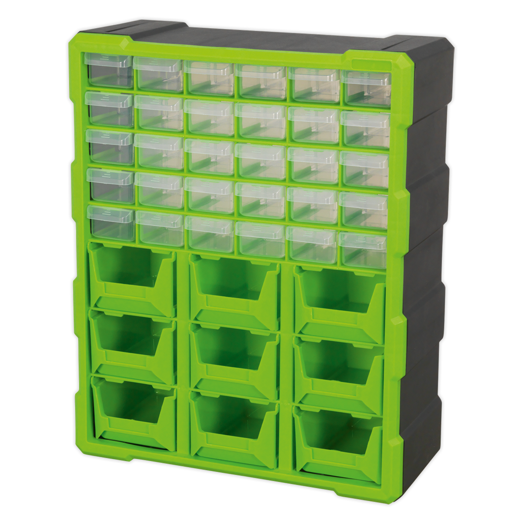 Cabinet Box 39 Drawer - Green/Black APDC39HV