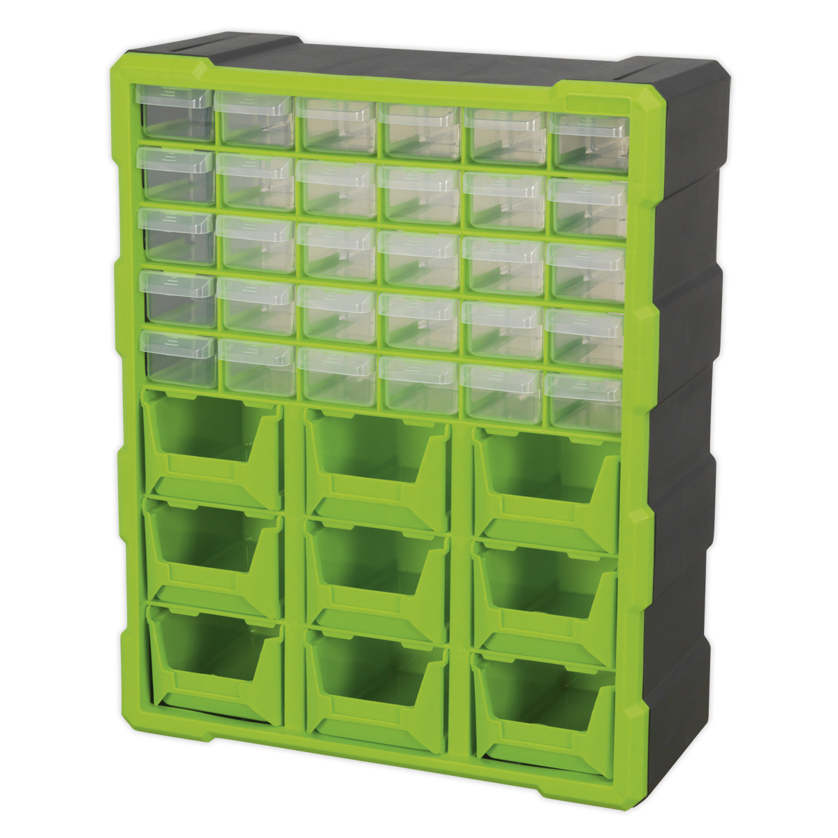 Cabinet Box 39 Drawer - Green/Black APDC39HV