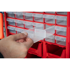 Cabinet Box 39 Drawer - Red/Black APDC39R