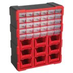 Cabinet Box 39 Drawer - Red/Black APDC39R