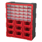 Cabinet Box 39 Drawer - Red/Black APDC39R
