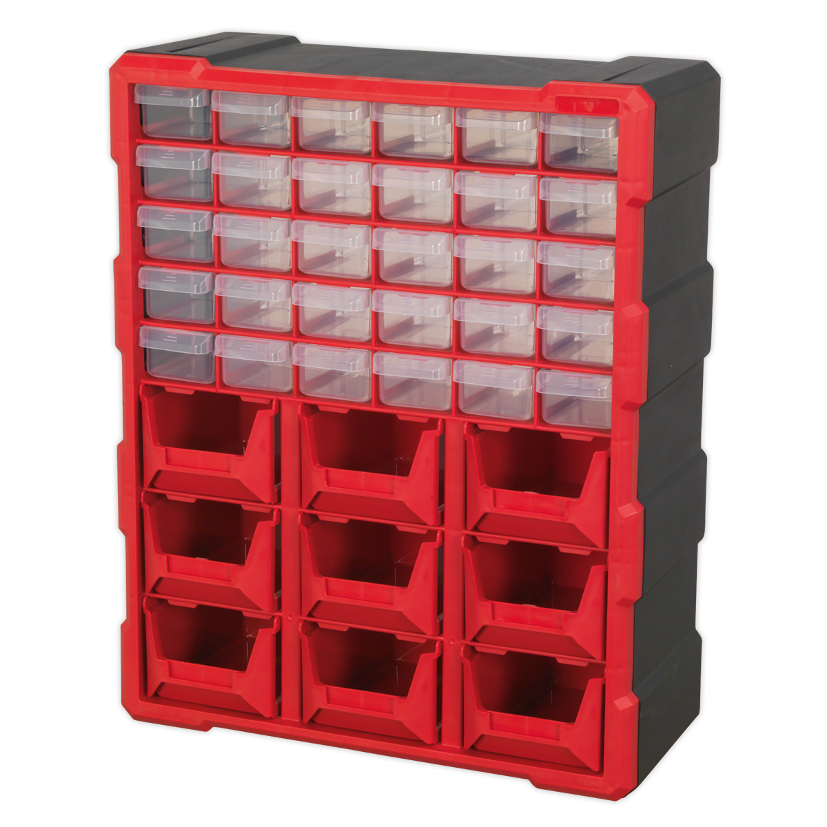 Cabinet Box 39 Drawer - Red/Black APDC39R