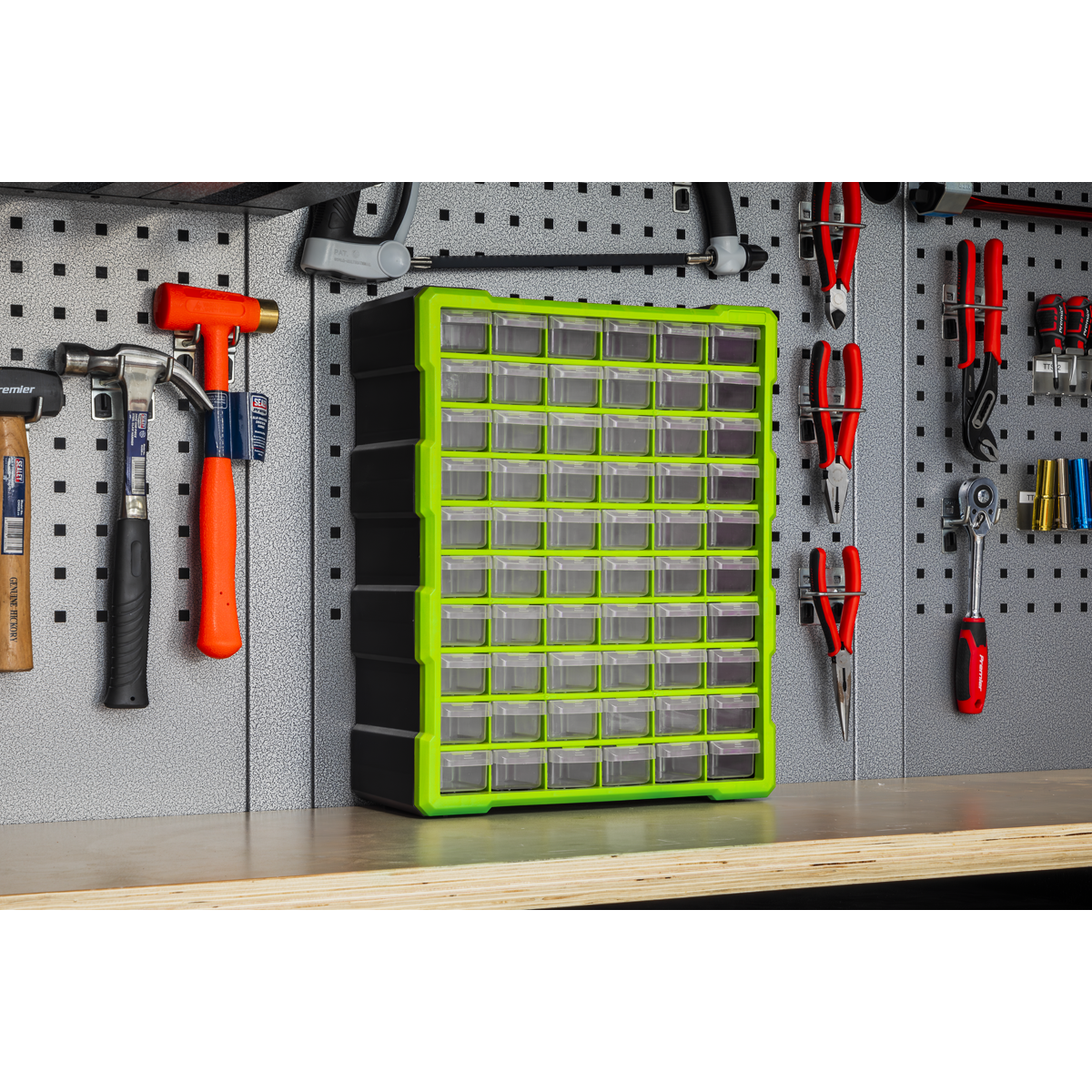 Cabinet Box 60 Drawer - Green/Black APDC60HV