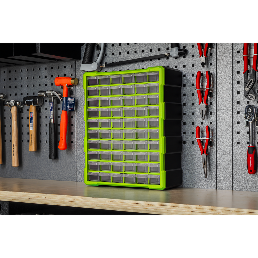 Cabinet Box 60 Drawer - Green/Black APDC60HV