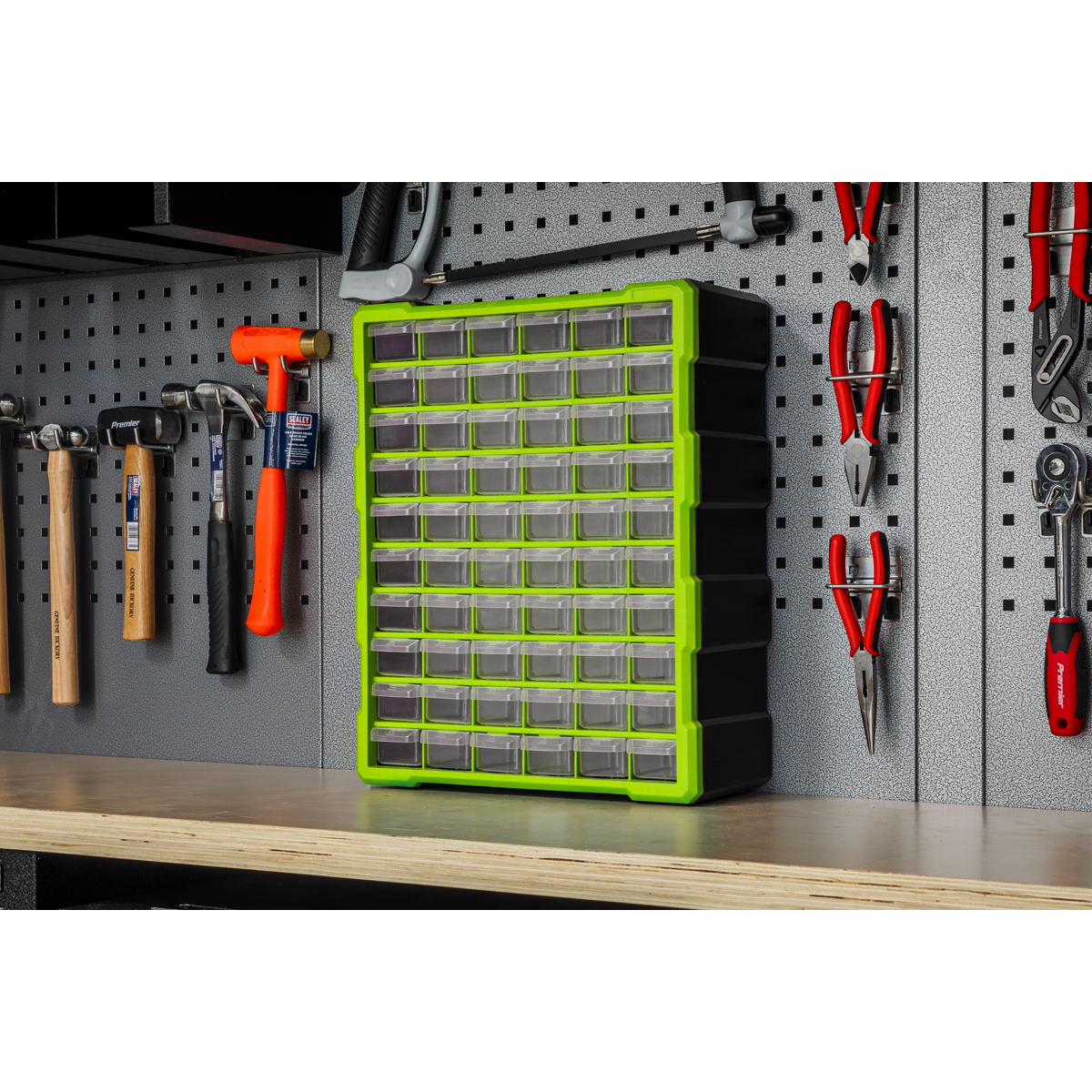 Cabinet Box 60 Drawer - Green/Black APDC60HV