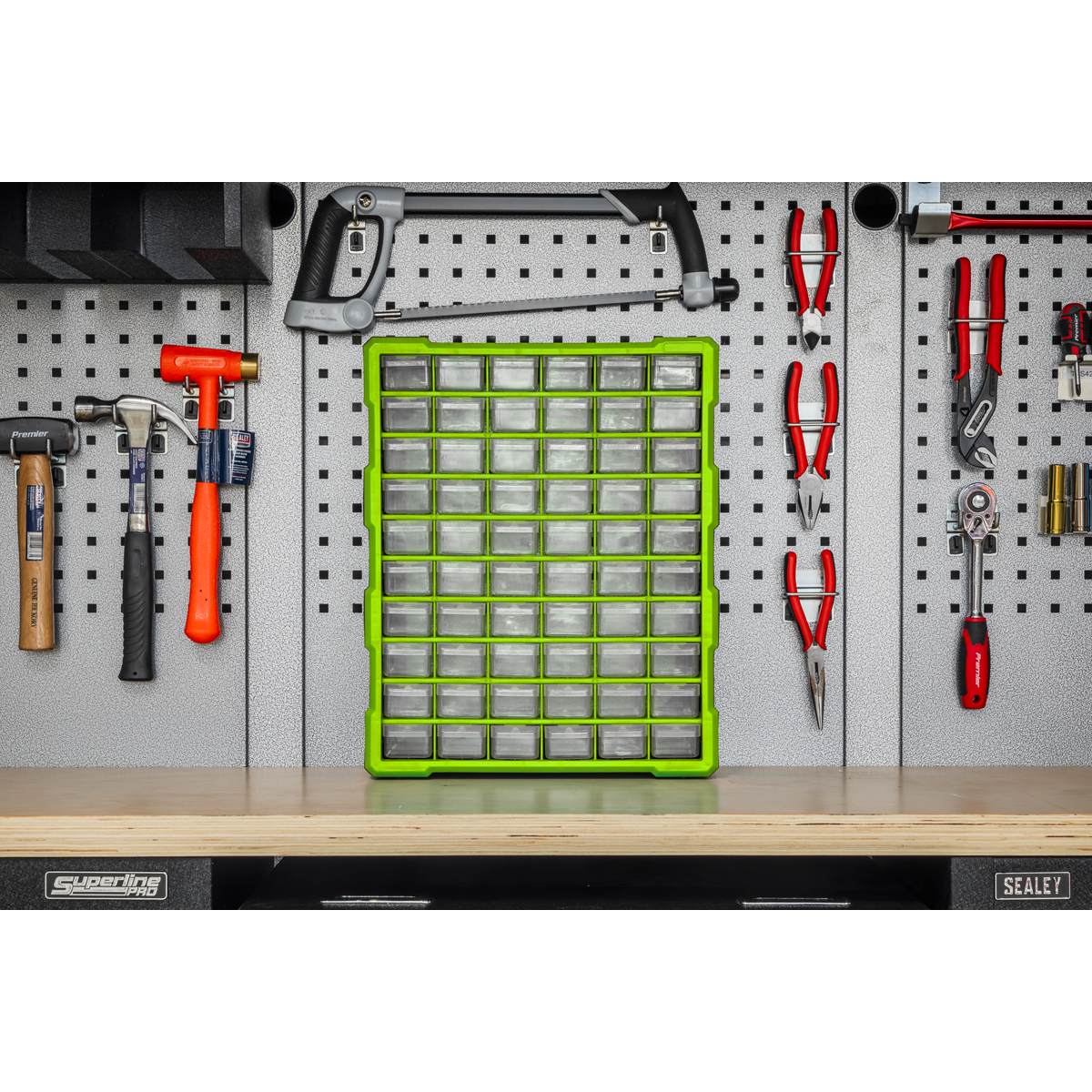 Cabinet Box 60 Drawer - Green/Black APDC60HV