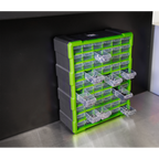 Cabinet Box 60 Drawer - Green/Black APDC60HV