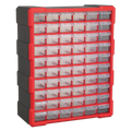 Cabinet Box 60 Drawer - Red/Black APDC60R