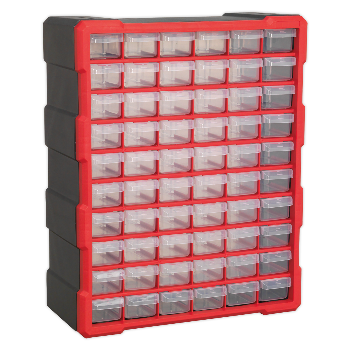 Cabinet Box 60 Drawer - Red/Black APDC60R