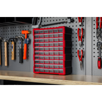 Cabinet Box 60 Drawer - Red/Black APDC60R