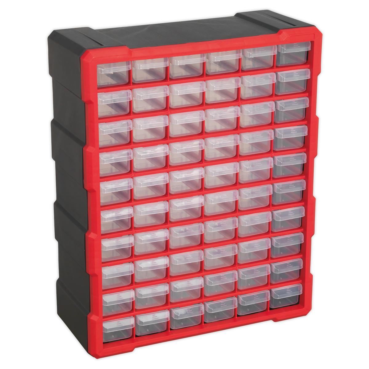 Cabinet Box 60 Drawer - Red/Black APDC60R