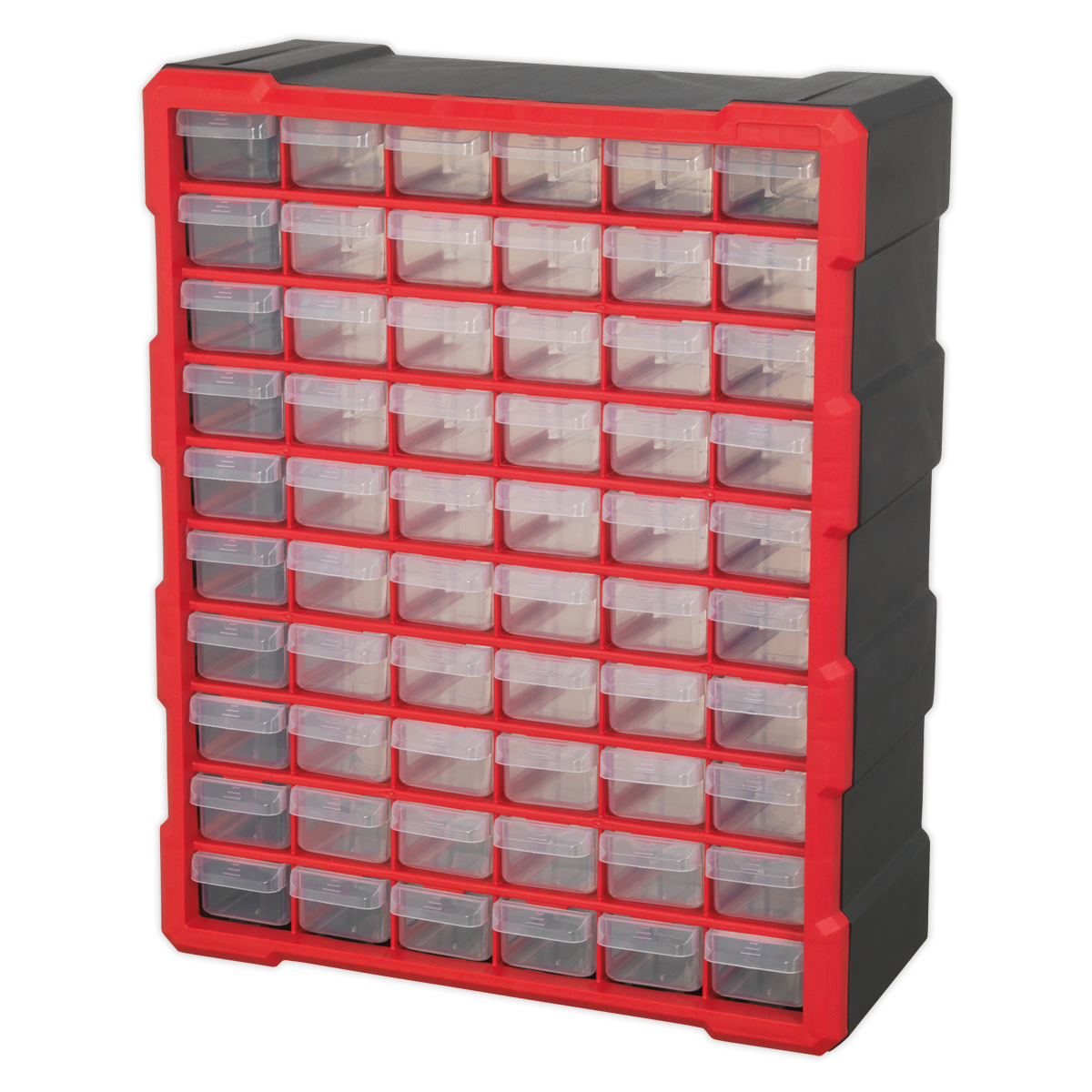 Cabinet Box 60 Drawer - Red/Black APDC60R