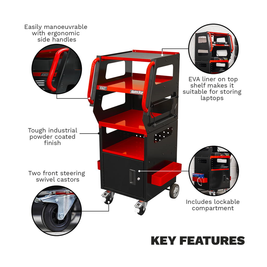 Diagnostics Trolley 4-Level APDT435R
