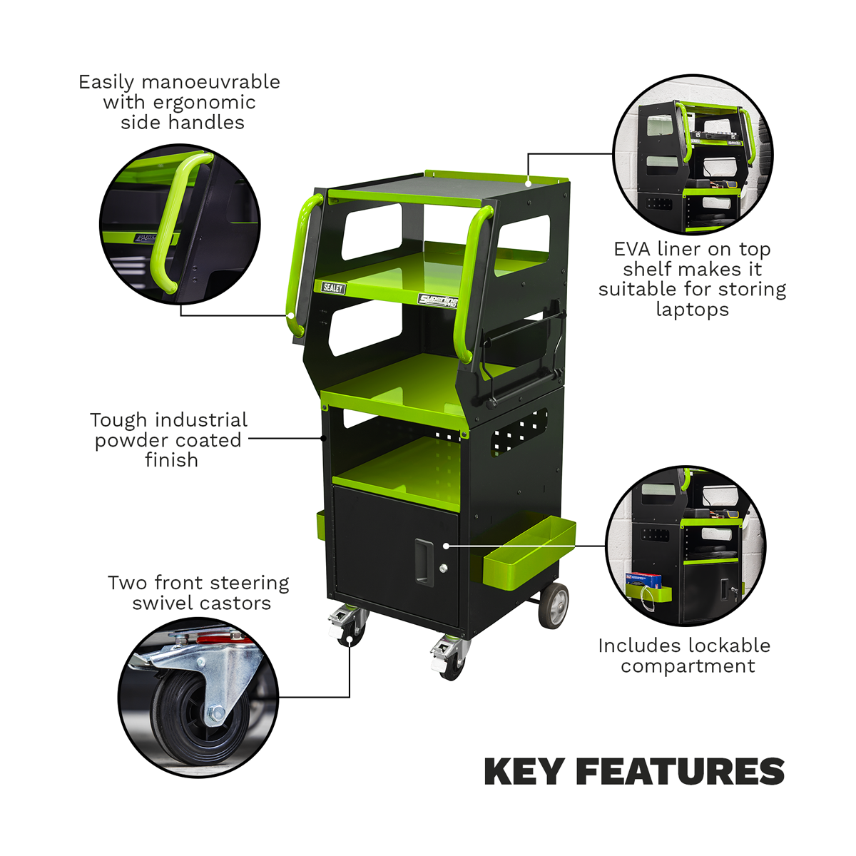 4-Level Diagnostics Trolley APDT435