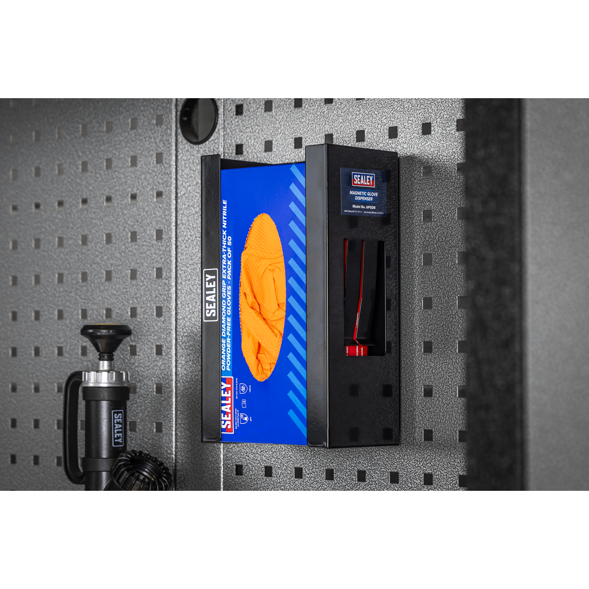 Magnetic Glove Dispenser - Black APGDB