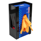 Magnetic Glove Dispenser - Black APGDB